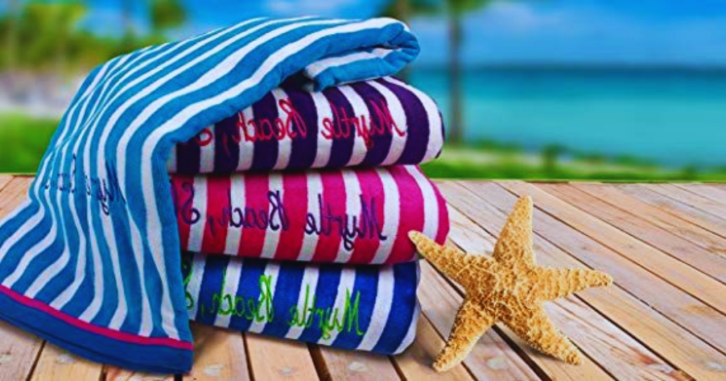 Kaufman Personalized Beach Towels 