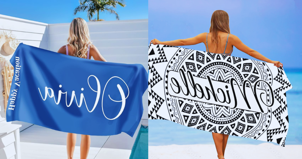 Juantao Personalized Beach Towels 