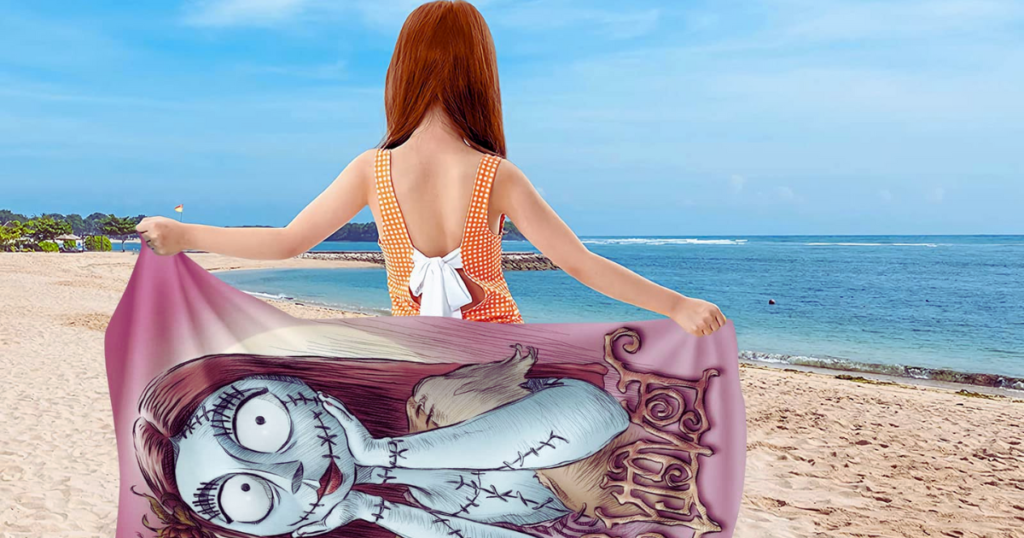 Nightmare Before Christmas Beach Towel