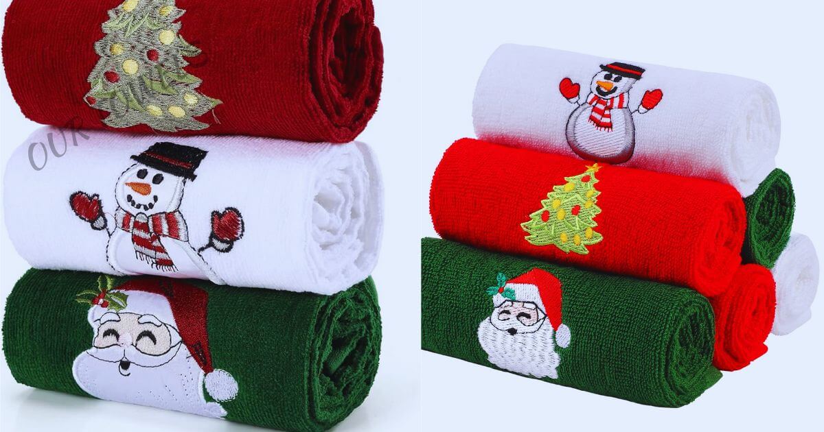 CHRISTMAS HAND TOWELS