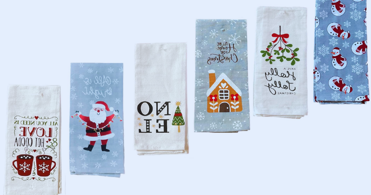 CHRISTMAS TEA TOWELS