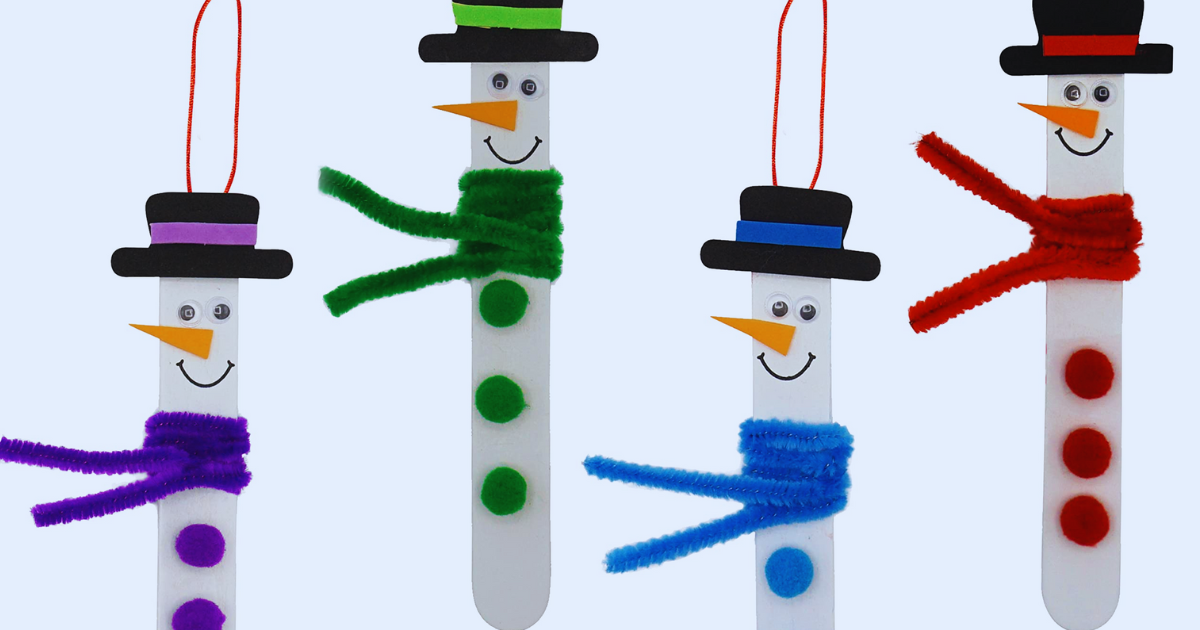  Aneco 9 Pack Christmas Snowman DIY Craft Kit Build